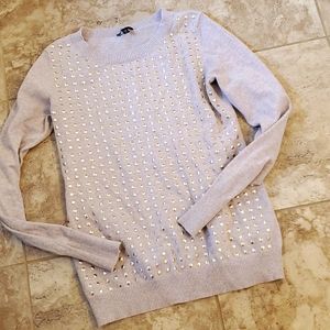 Express gold stud sweater